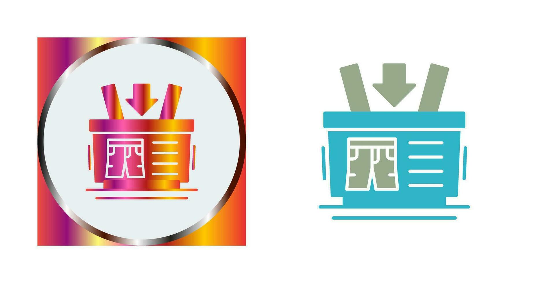 Shopping Basket Vector Icon