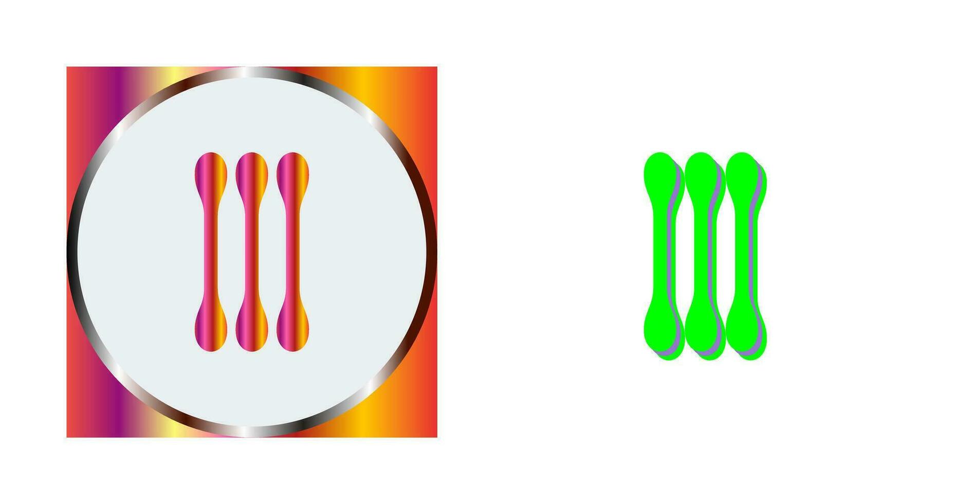 Cotton Bud Vector Icon