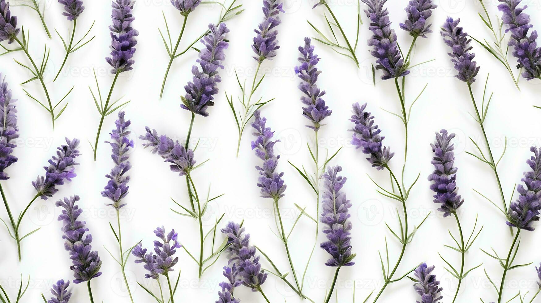 Lavender flower patterned background. Flower texture background. Generative AI photo