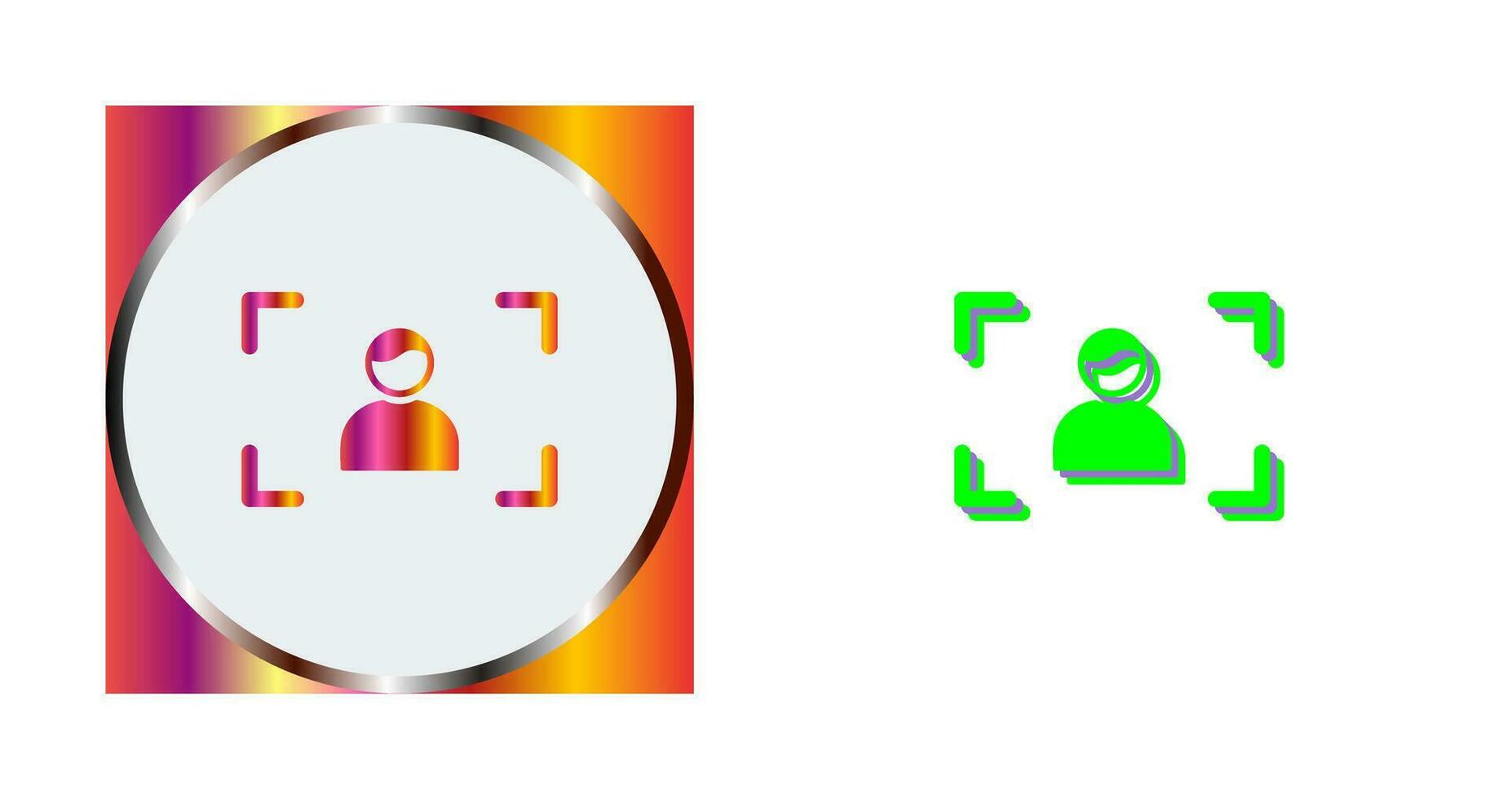 Unique Focus Vector Icon