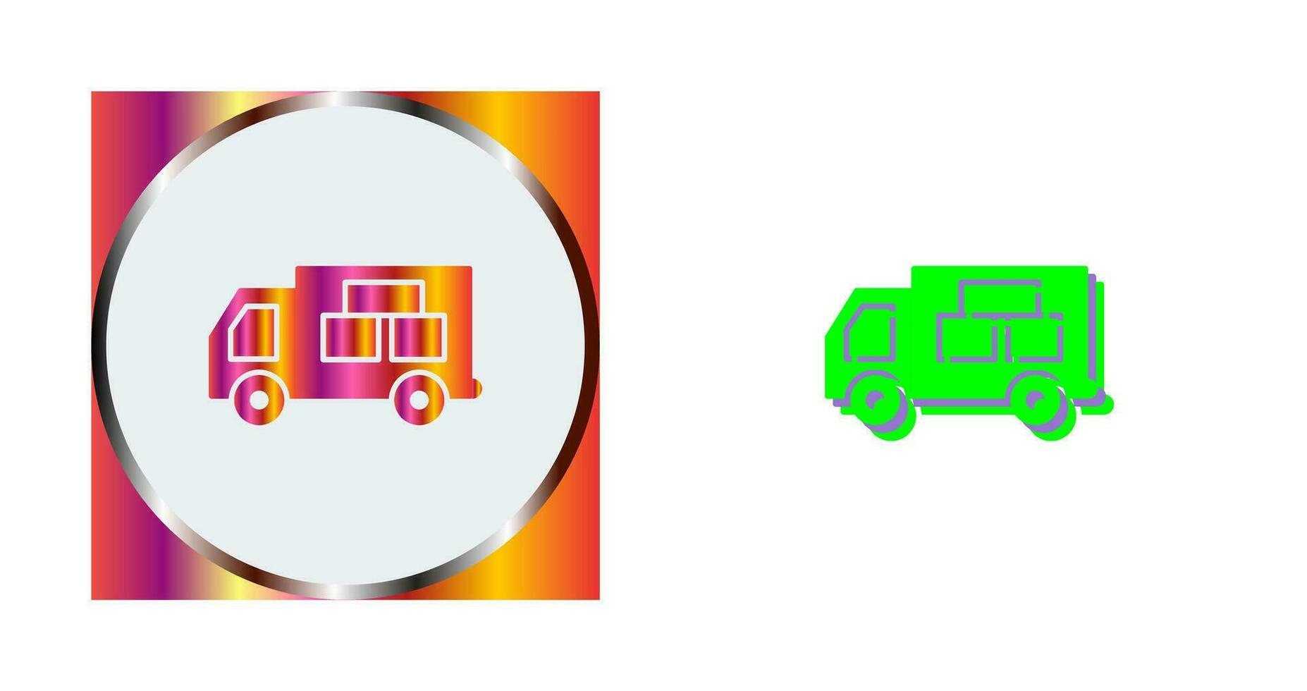 Logistics Car Vector Icon