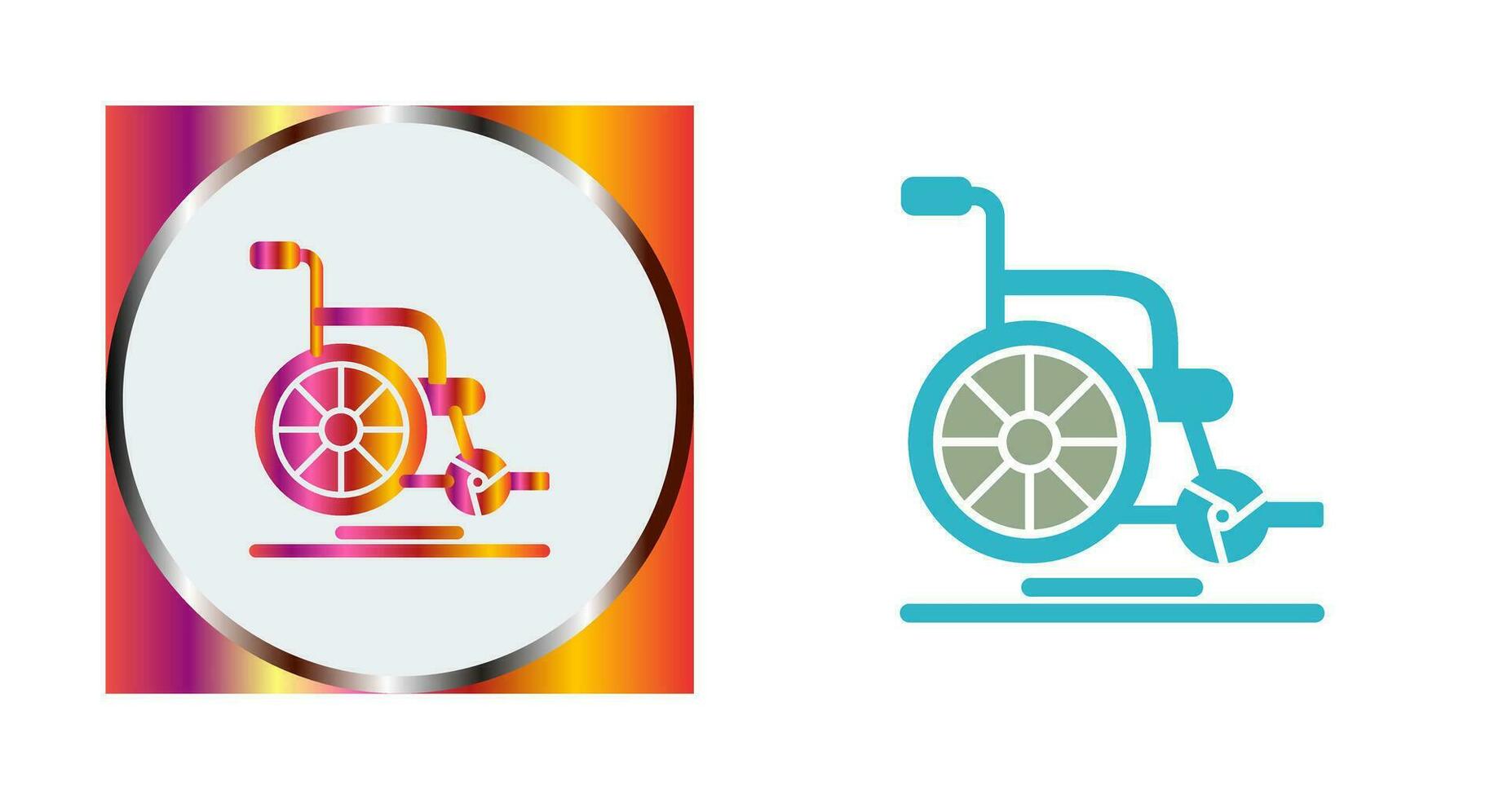 Wheel Chair Vector Icon