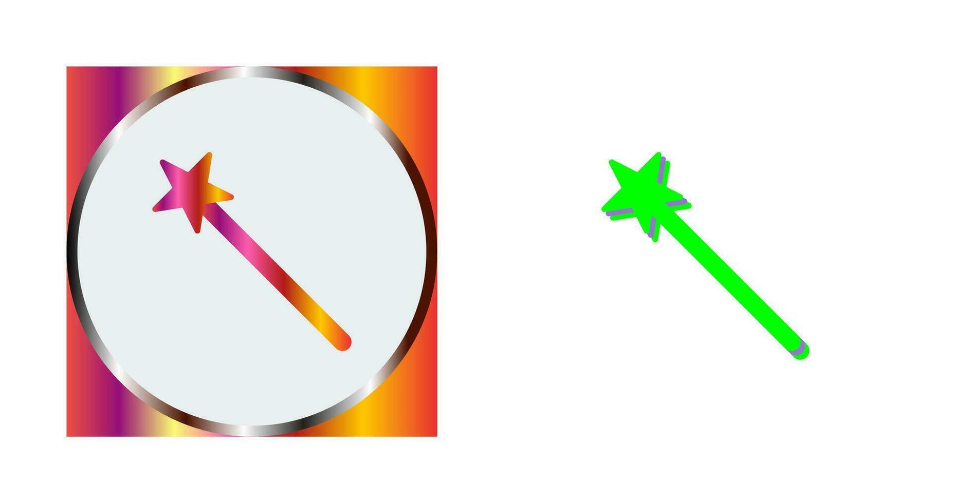 Unique Magic Vector Icon