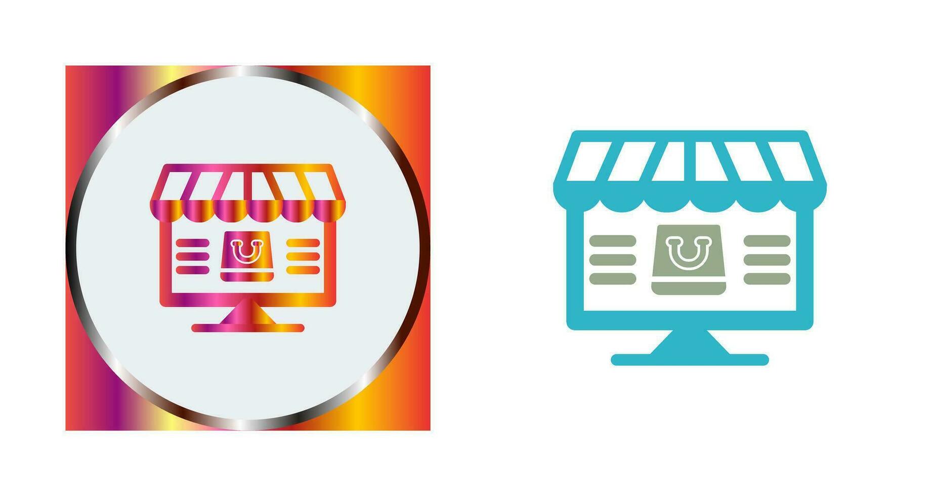 Online Shopping Vector Icon