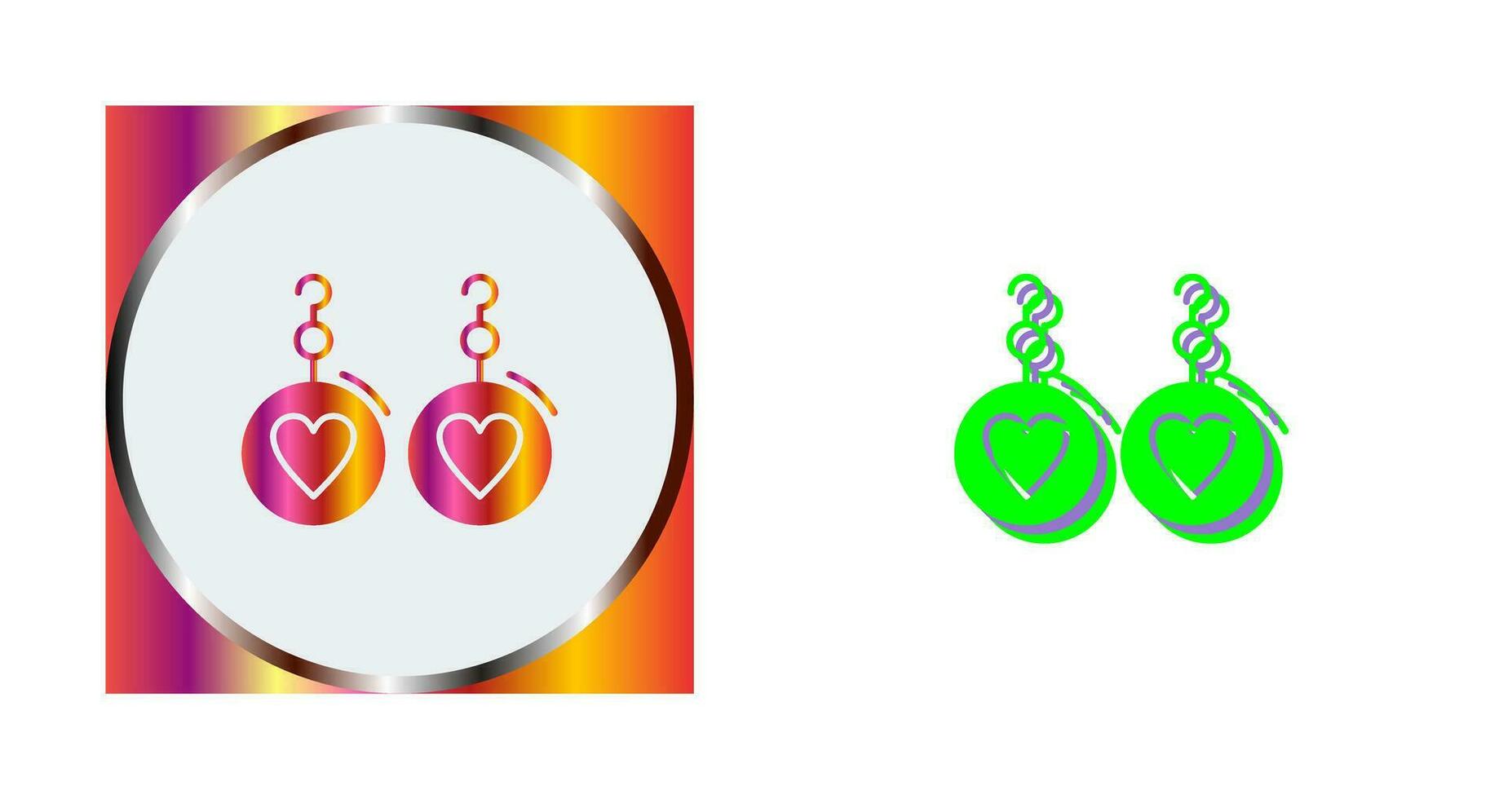 Earrings Vector Icon