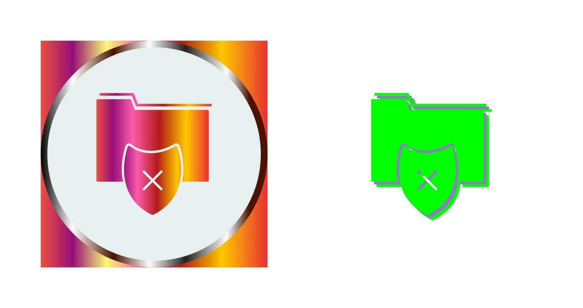 Vulnerable Folder Vector Icon