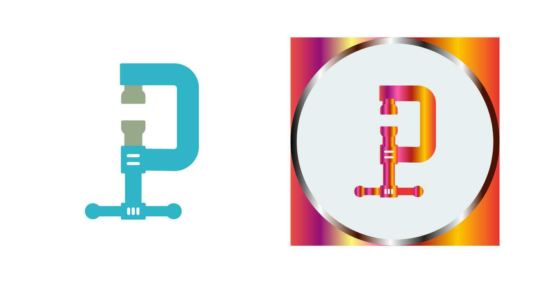 Clamp Vector Icon