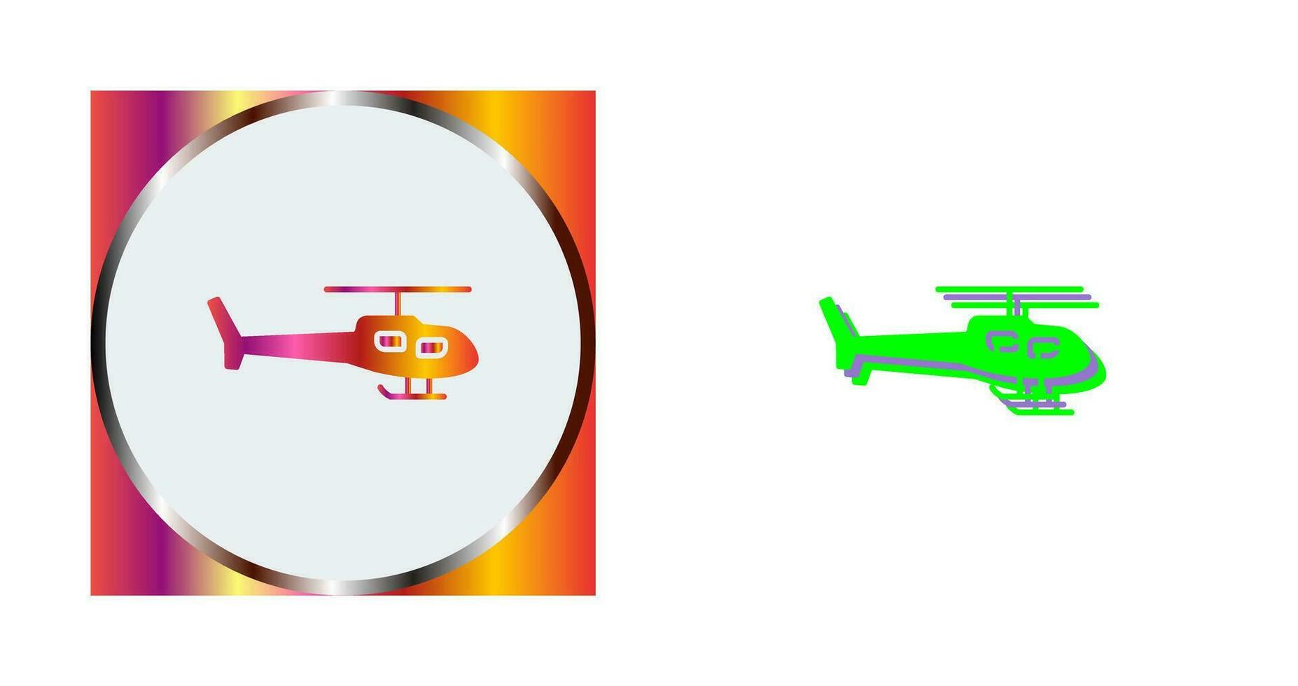 Helicopter Vector Icon