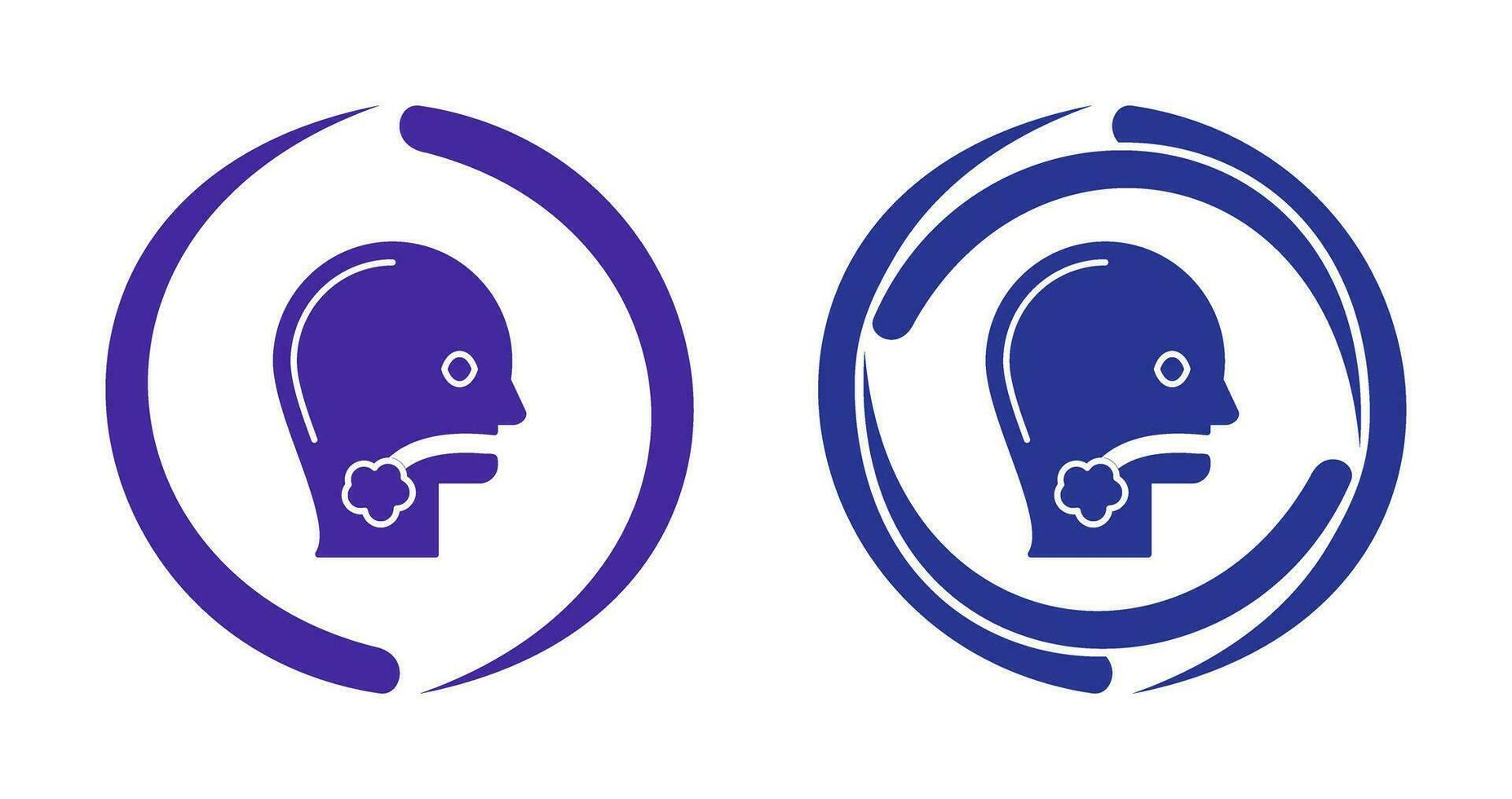 Throat Cancer Vector Icon