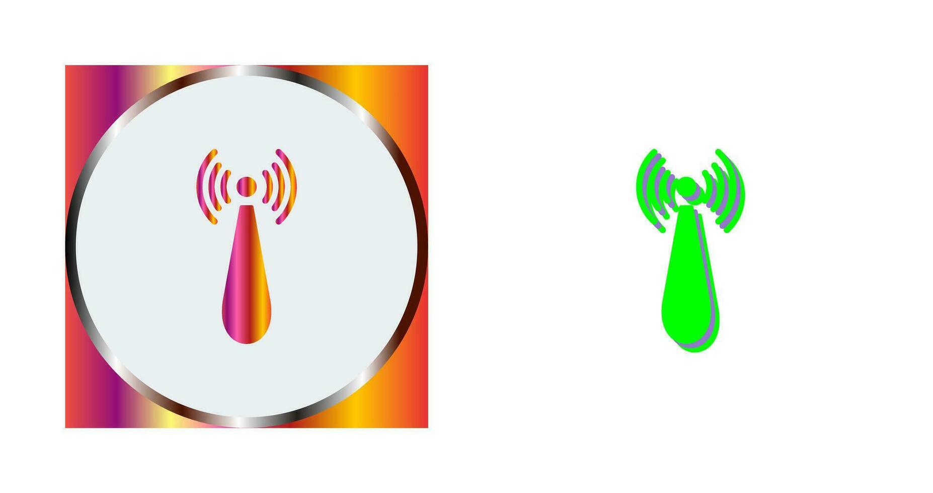 Non Ionizing Radiation Vector Icon