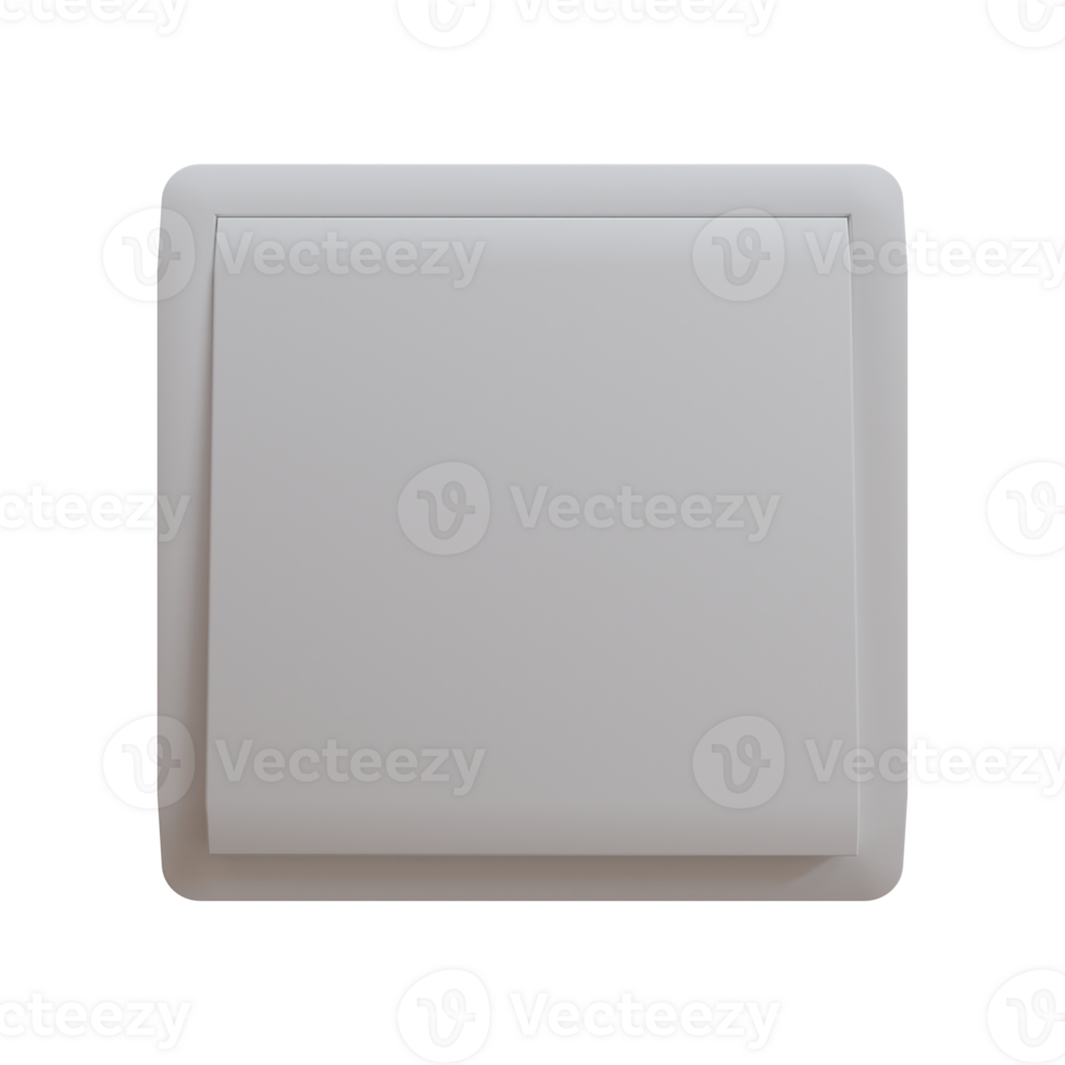 1 Way Switch 3D Illustration png