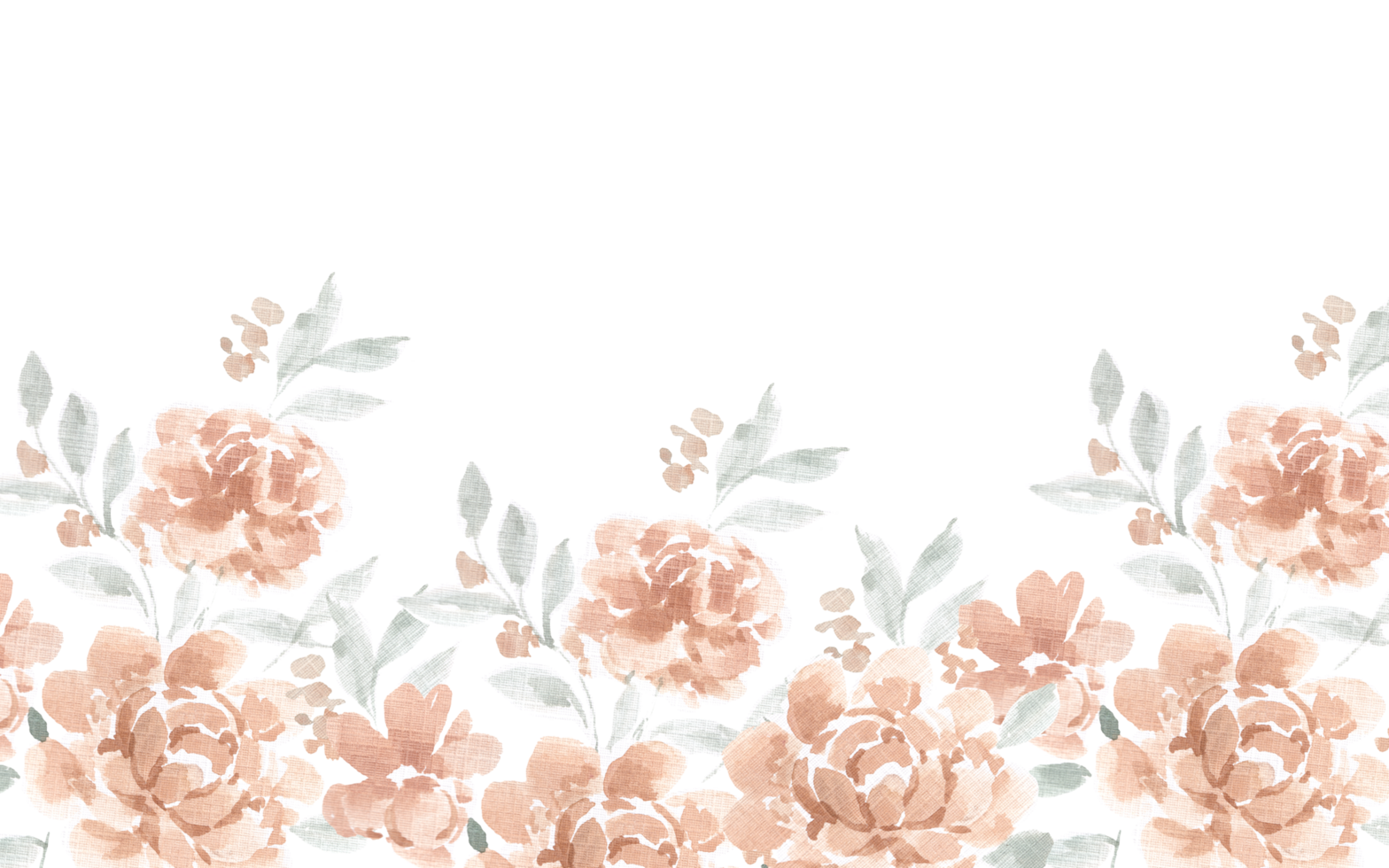 Dusty Rose Watercolor Flower Background png