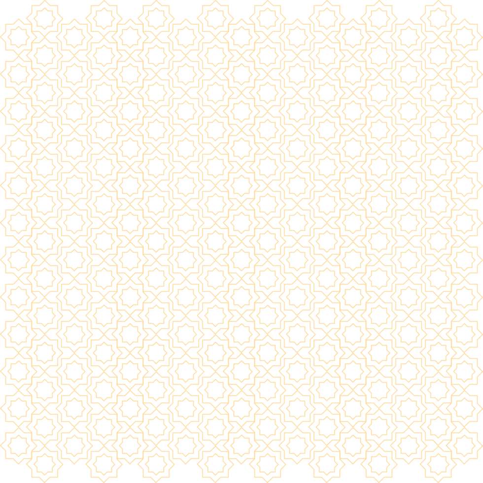 Golden Islamic pattern png