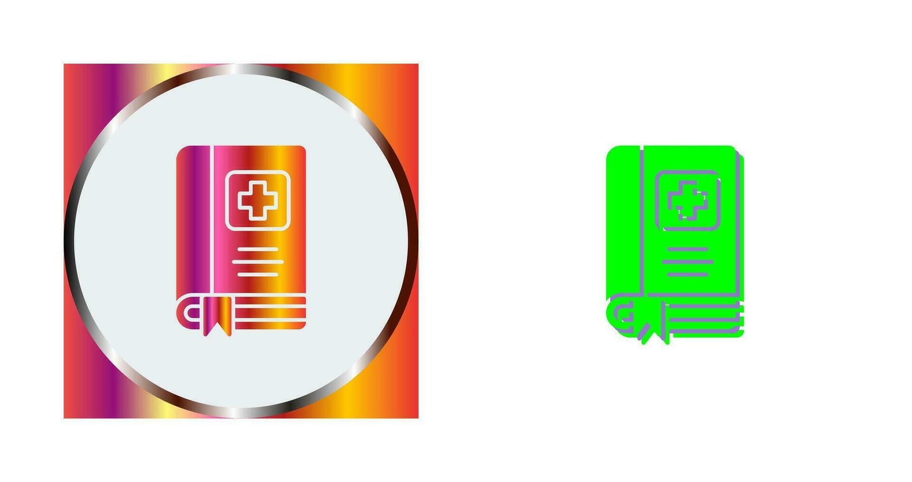 Medical Book Vector Icon