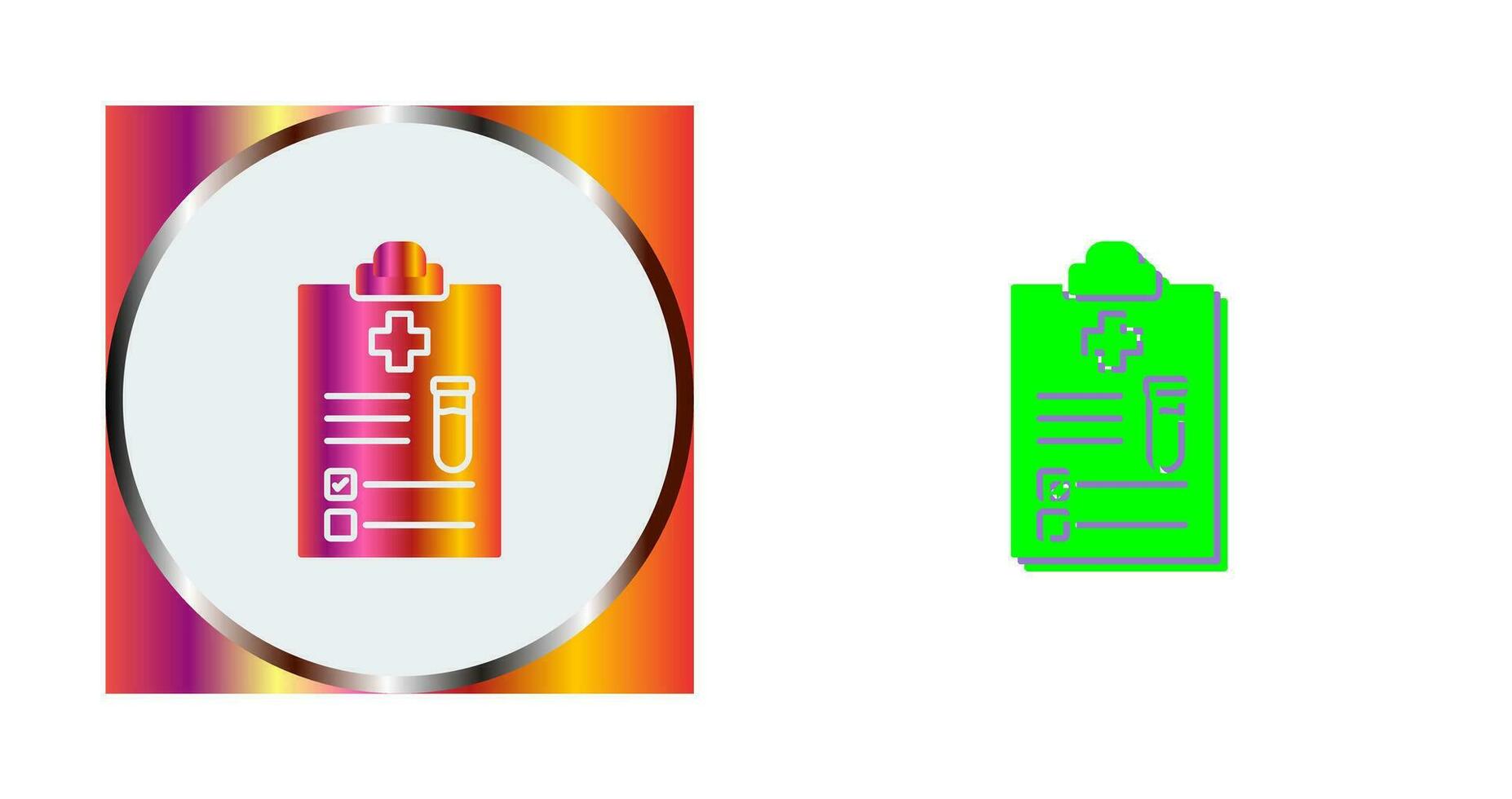 Medical Report Vector Icon