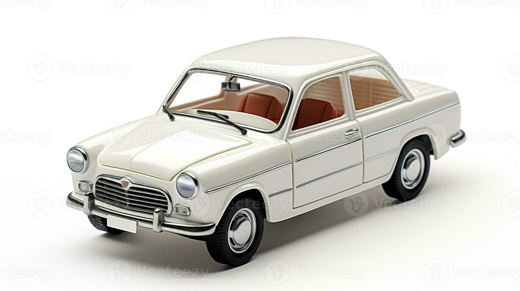 Displaying a 3D miniature Sedan. Generative AI photo