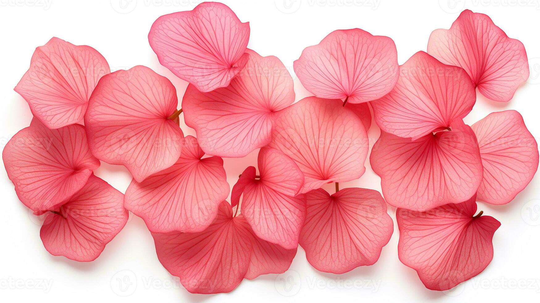 Begonia flower pattern background. Begonia flower background texture. Generative AI photo