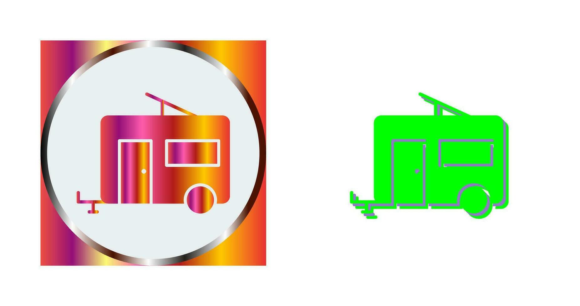 Trailer Vector Icon