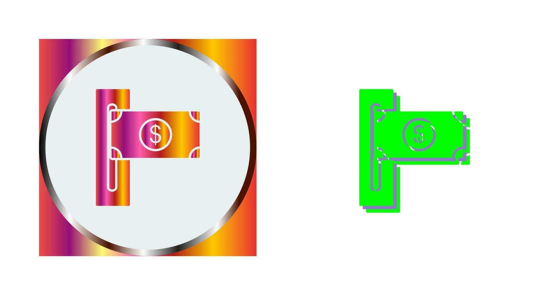 Slot of Bills Vector Icon