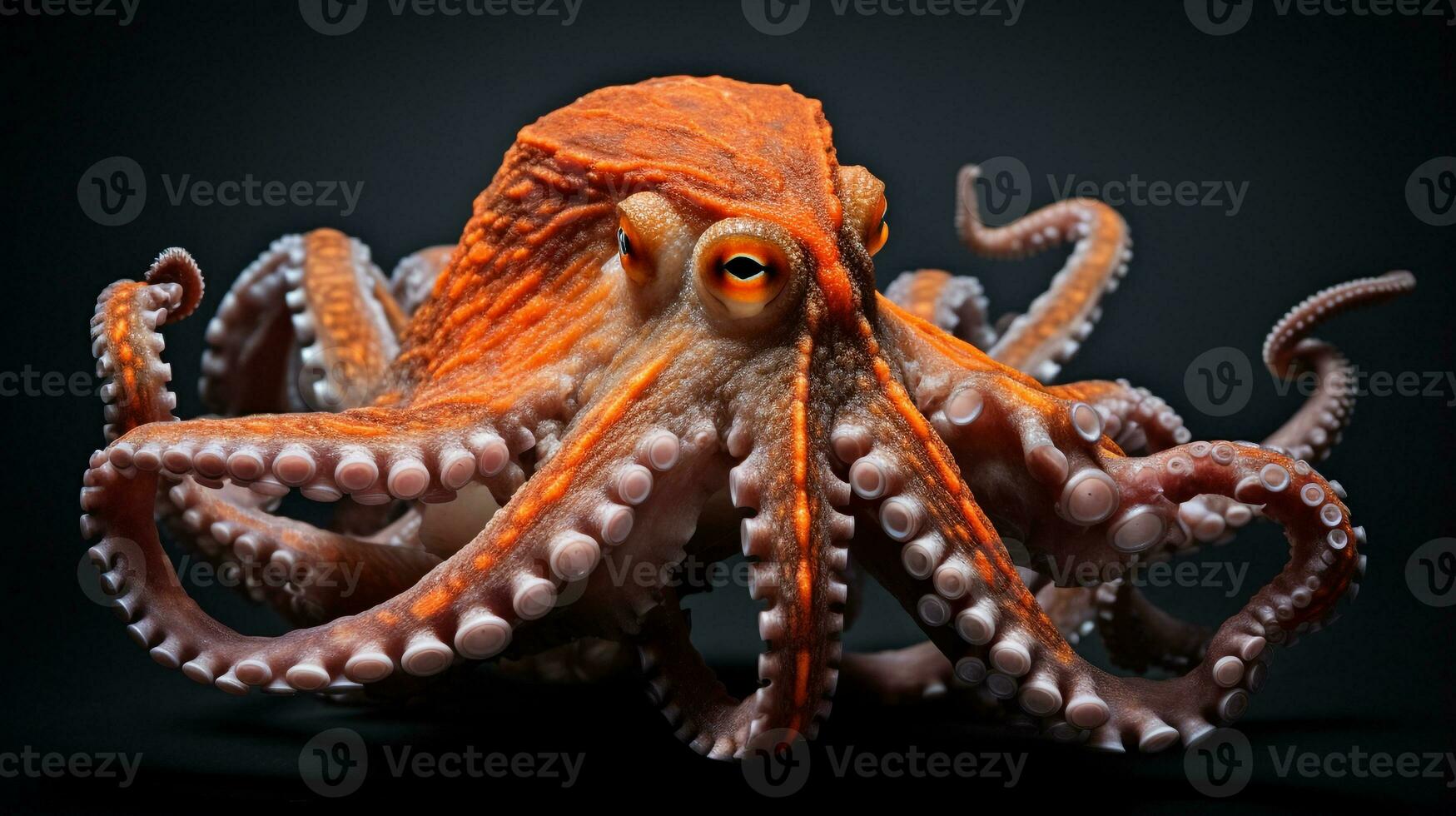 Wildlife photography of Photo of Octopus. Generative AI