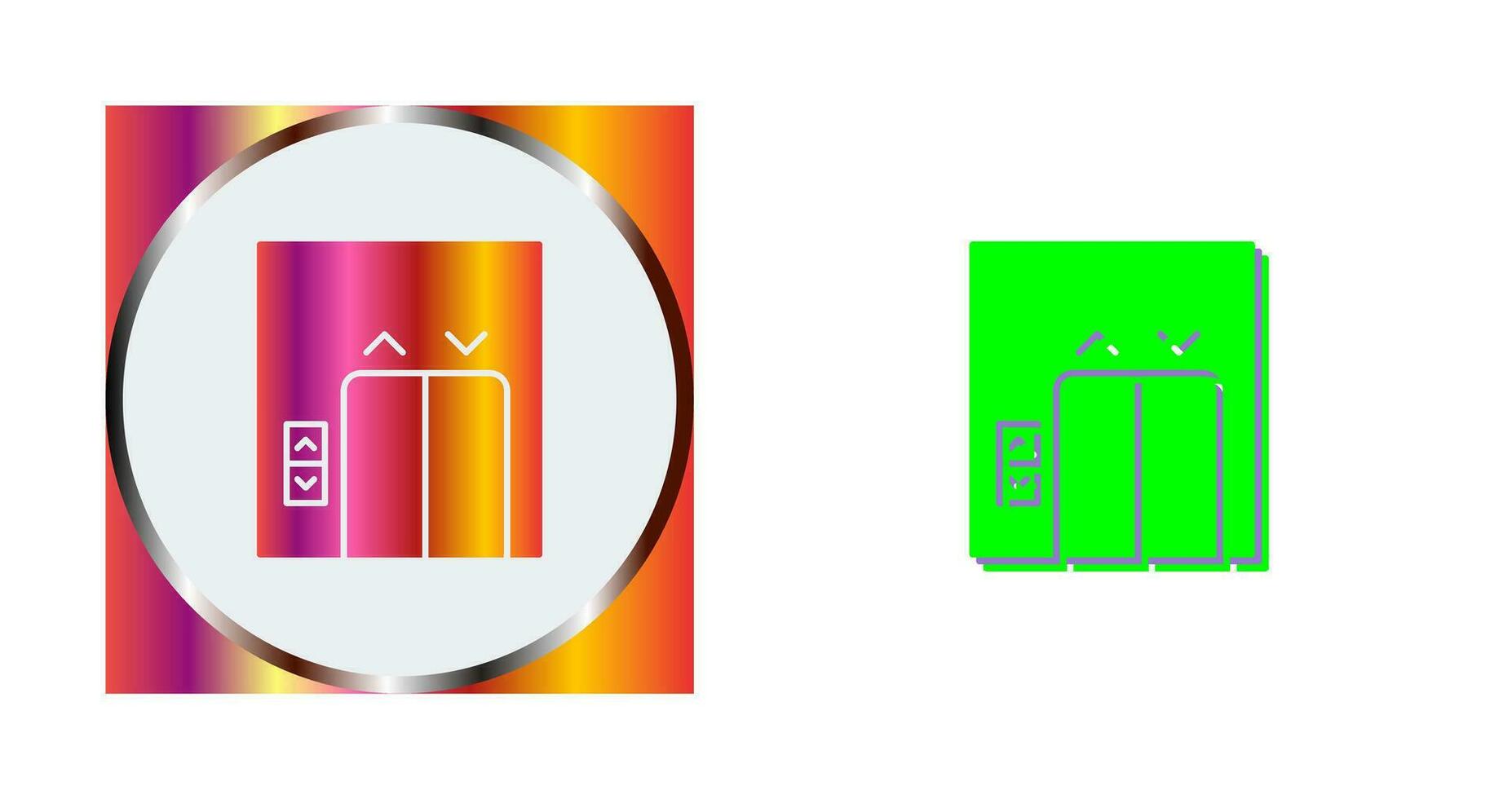 icono de vector de ascensor