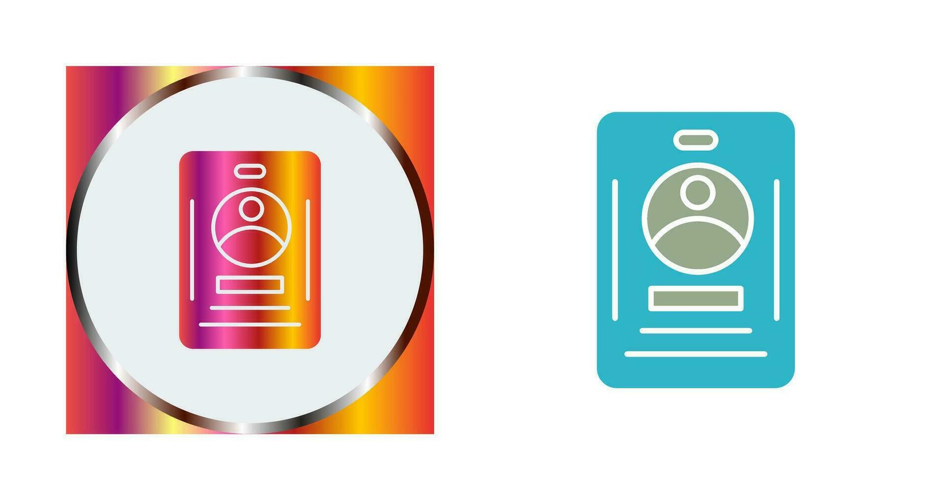 Office Card Vector Icon