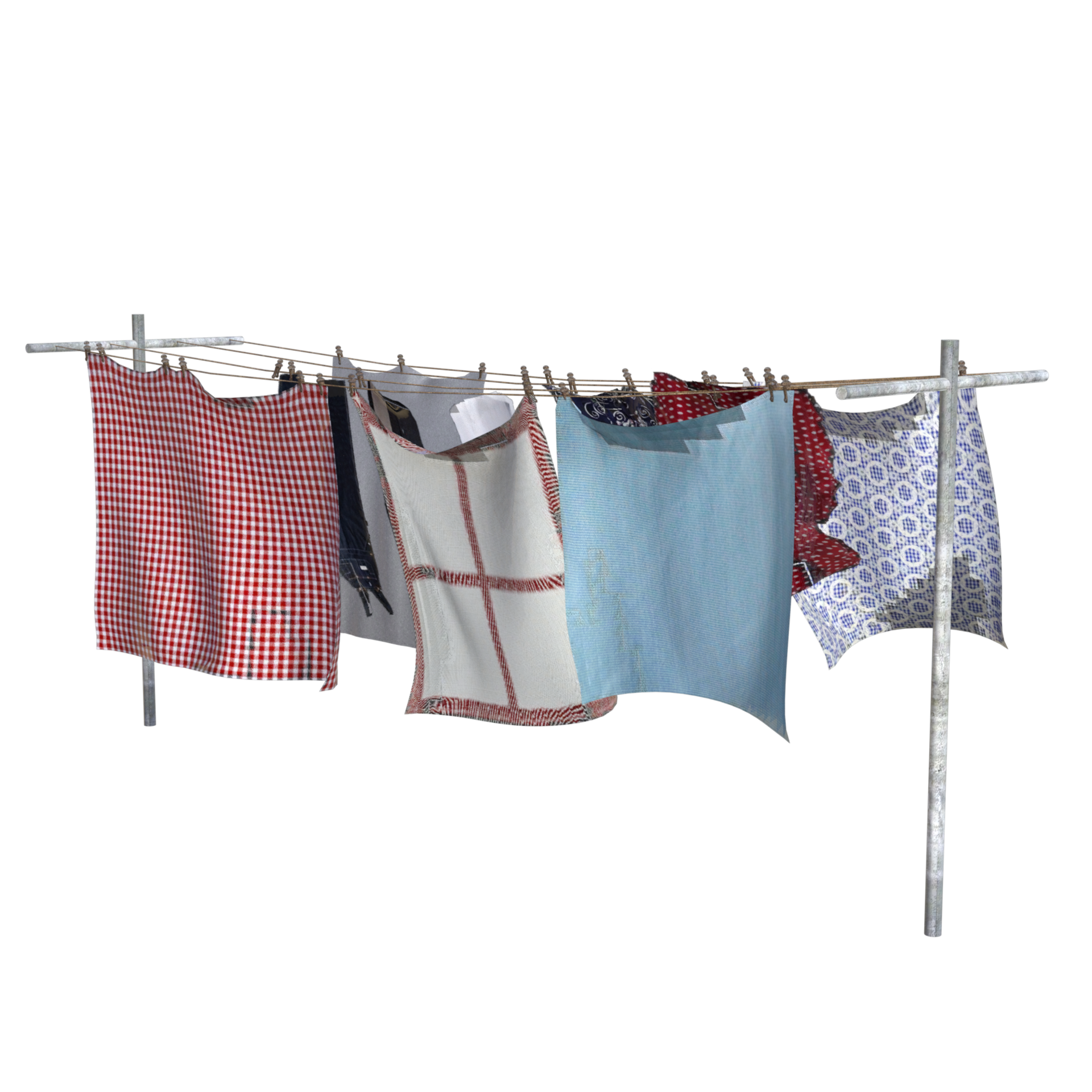clothes hanging on a clothesline 29861456 PNG