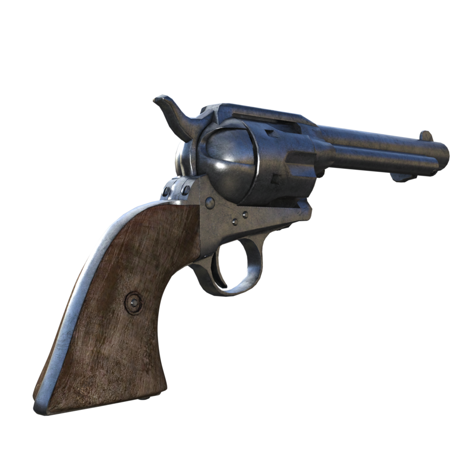 a gun on a transparent png
