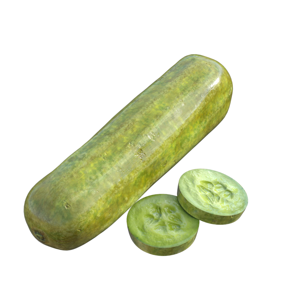 a cucumber and a slice png