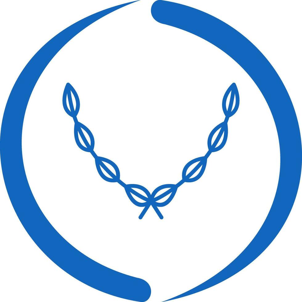 Leaves Wreath Vector Icon