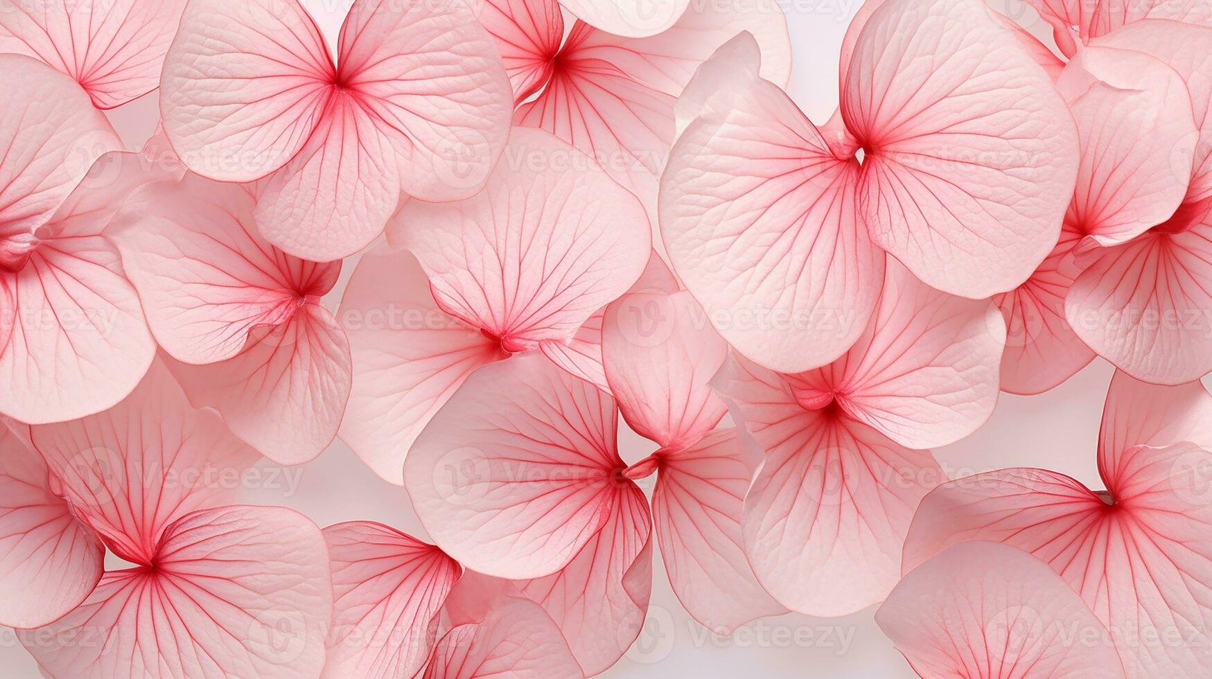 Begonia flower pattern background. Begonia flower background texture. Generative AI photo