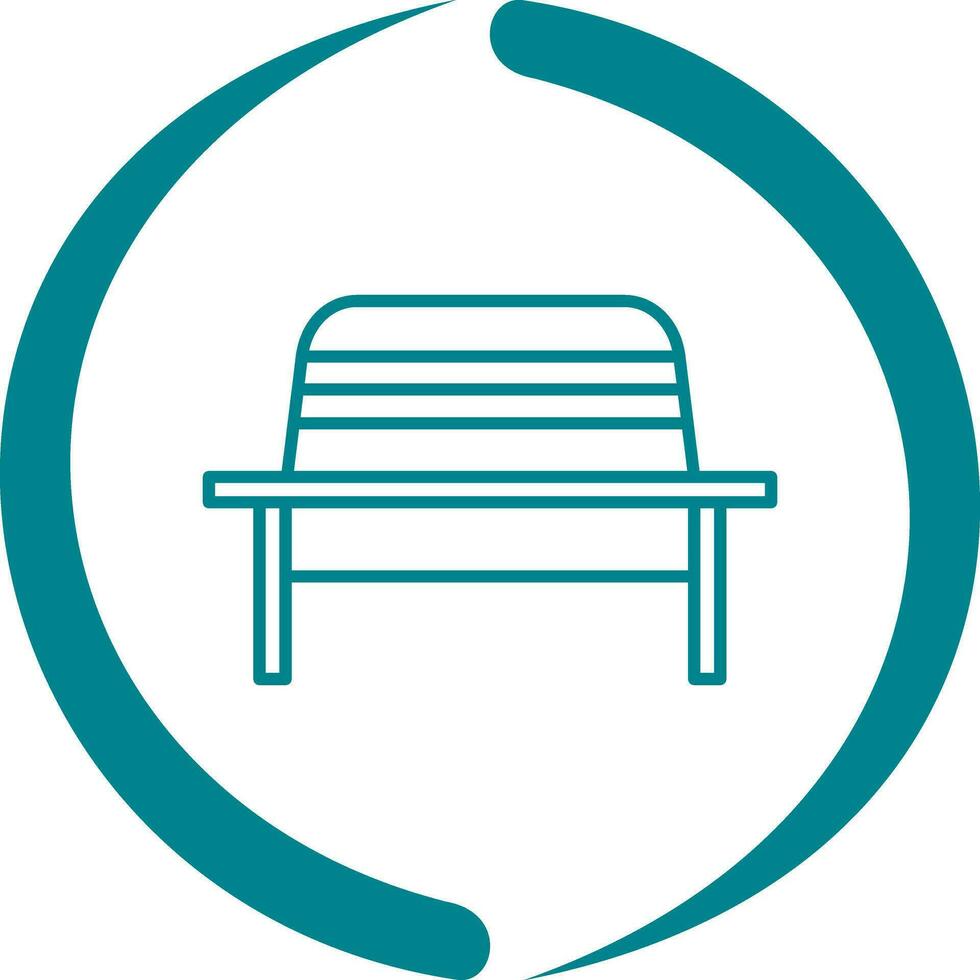 Garden Bench Vector Icon