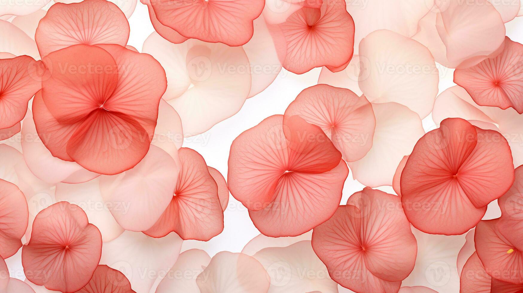 Begonia flower pattern background. Begonia flower background texture. Generative AI photo