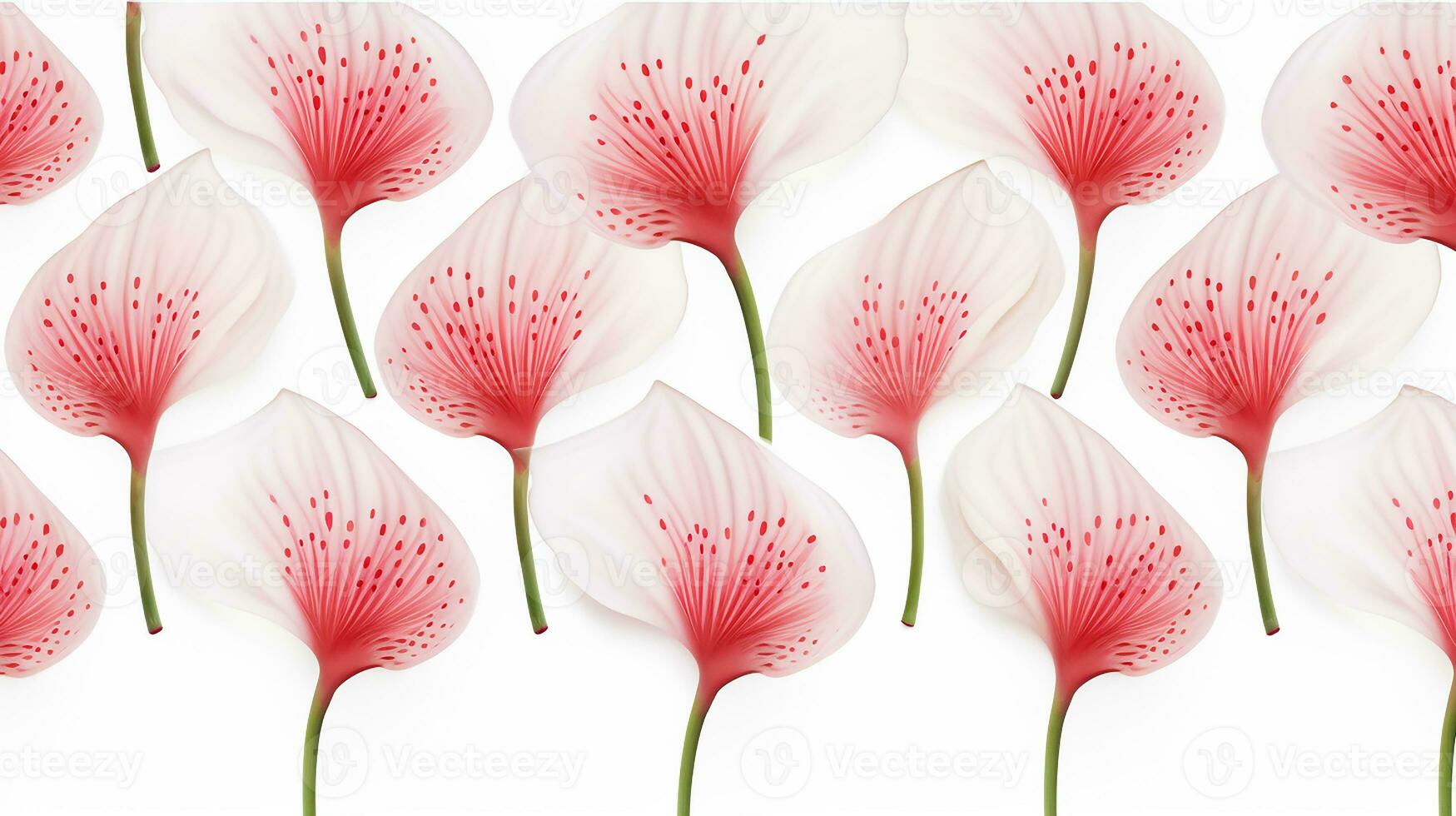 Flamingo flower patterned background. Flower texture background. Generative AI photo