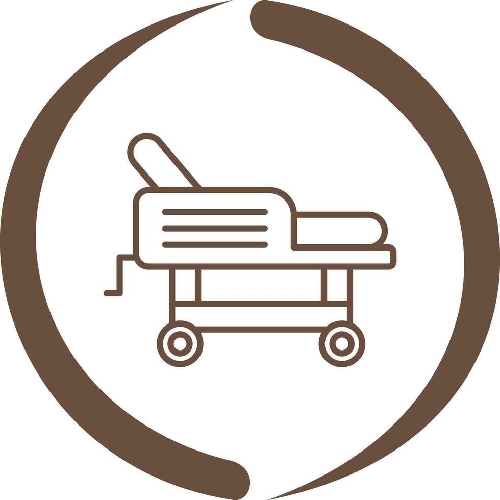 Hospital Bed Vector Icon