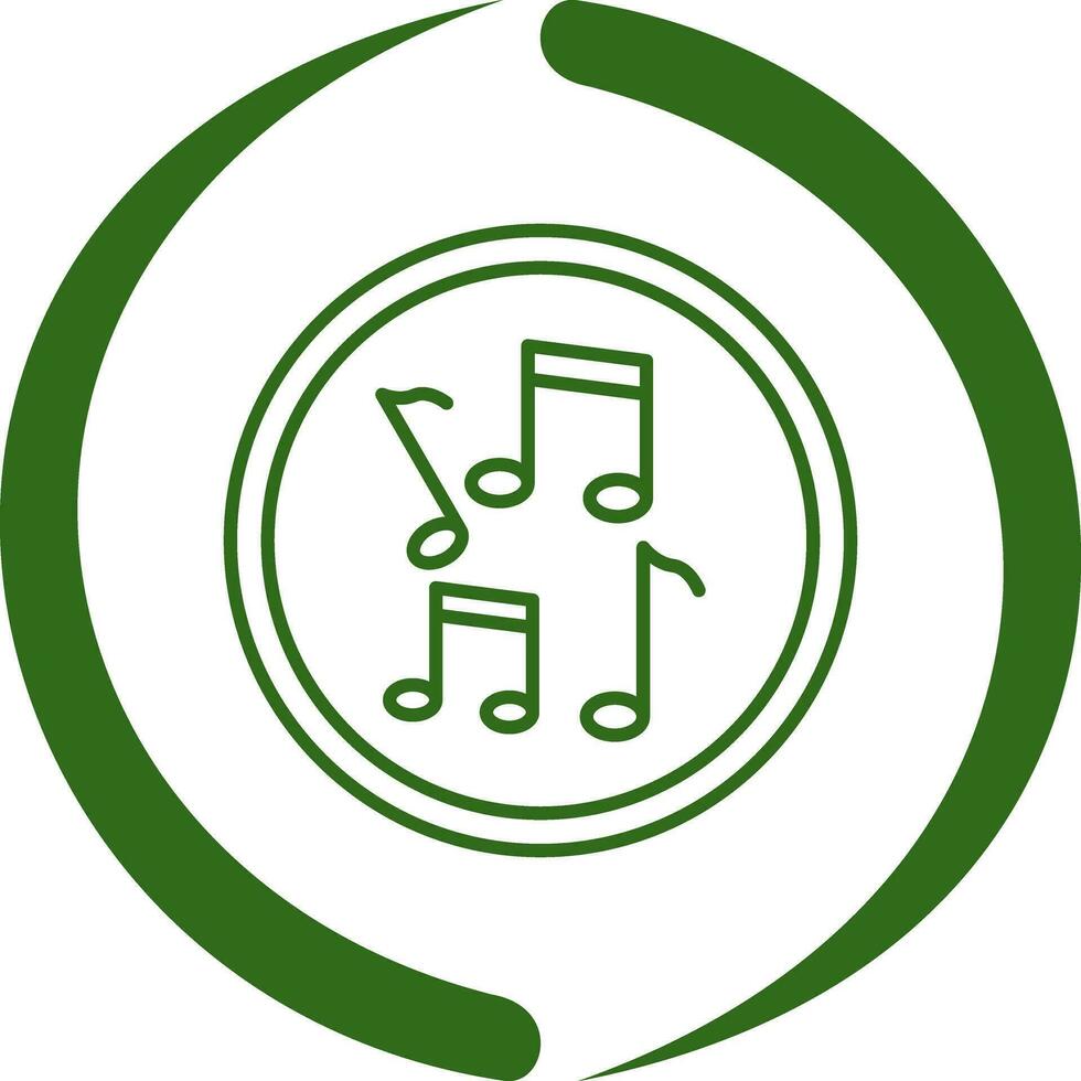 Musical Notes Vector Icon