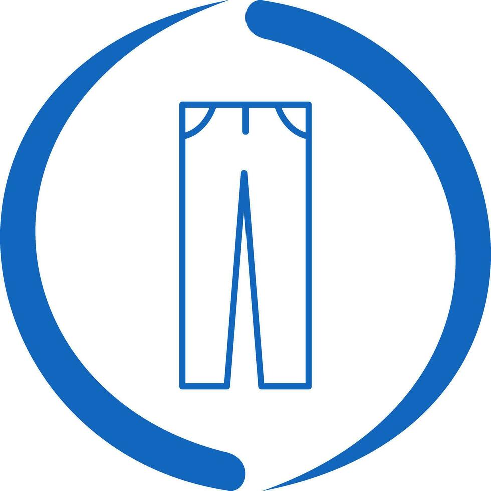 icono de vector de pantalones