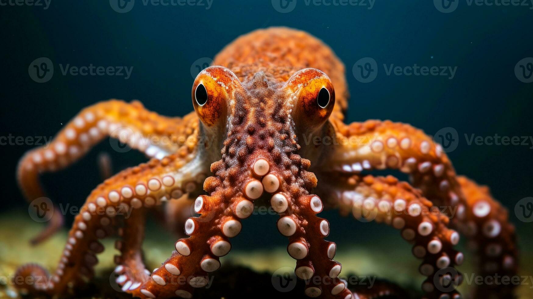 Wildlife photography of Photo of Octopus. Generative AI