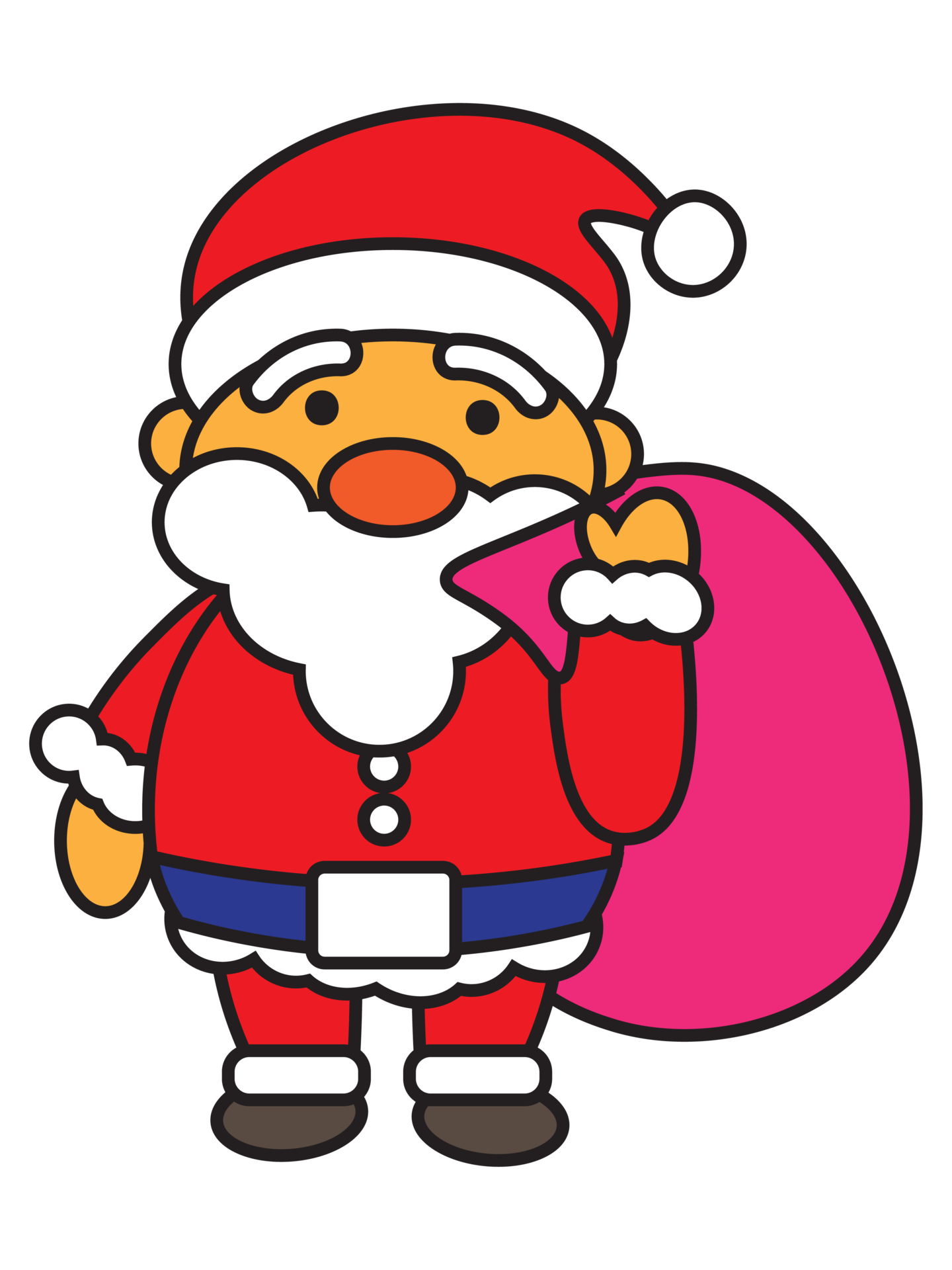 Cute Santa Claus On The Happy Festival Of Christmas And New Year cute-santa-claus-on-the-happy-festival-of-christmas-and-new-year