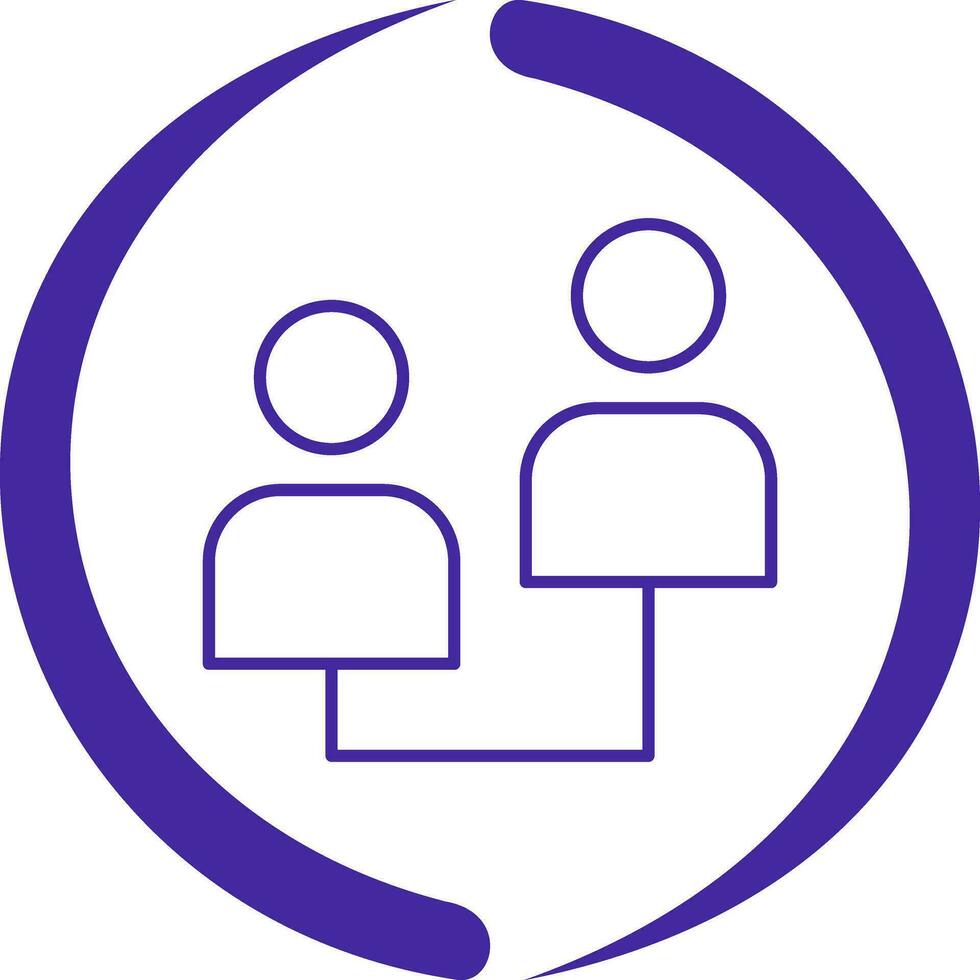 Connected Profiles Vector Icon