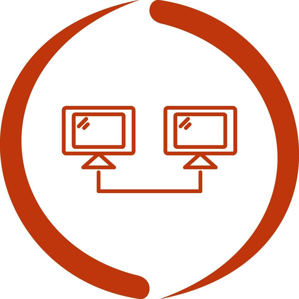 Connected Systems Vector Icon