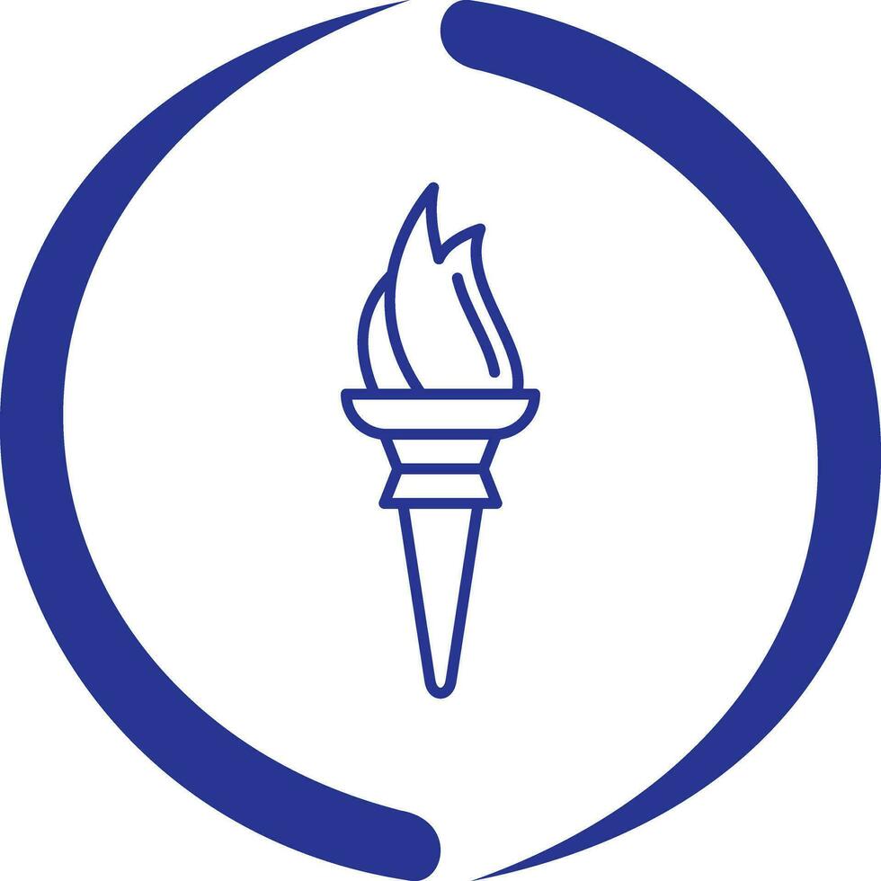 Torch Vector Icon