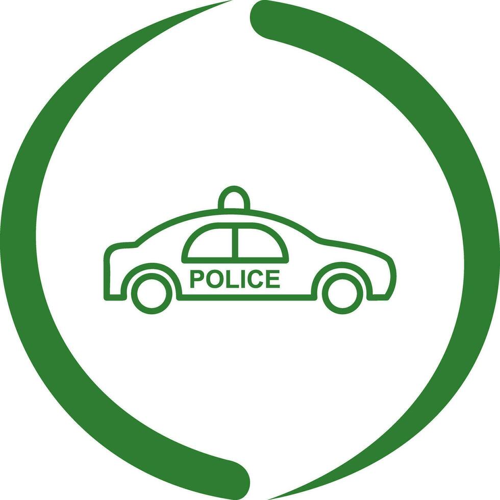 Police Car Vector Icon