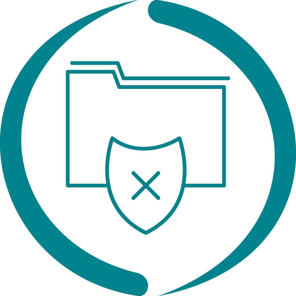 Vulnerable Folder Vector Icon
