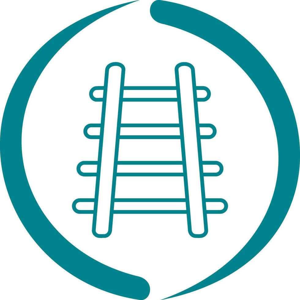 Train Tracks Vector Icon
