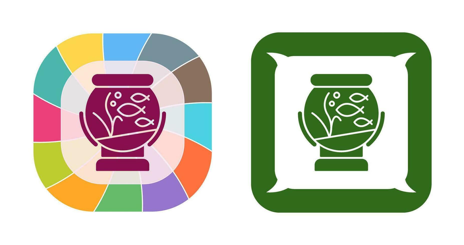 Fishbowl Vector Icon