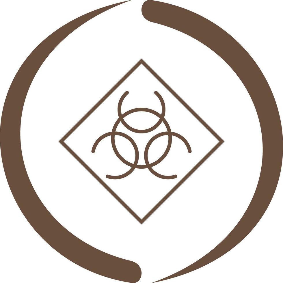 Biological Hazard Vector Icon