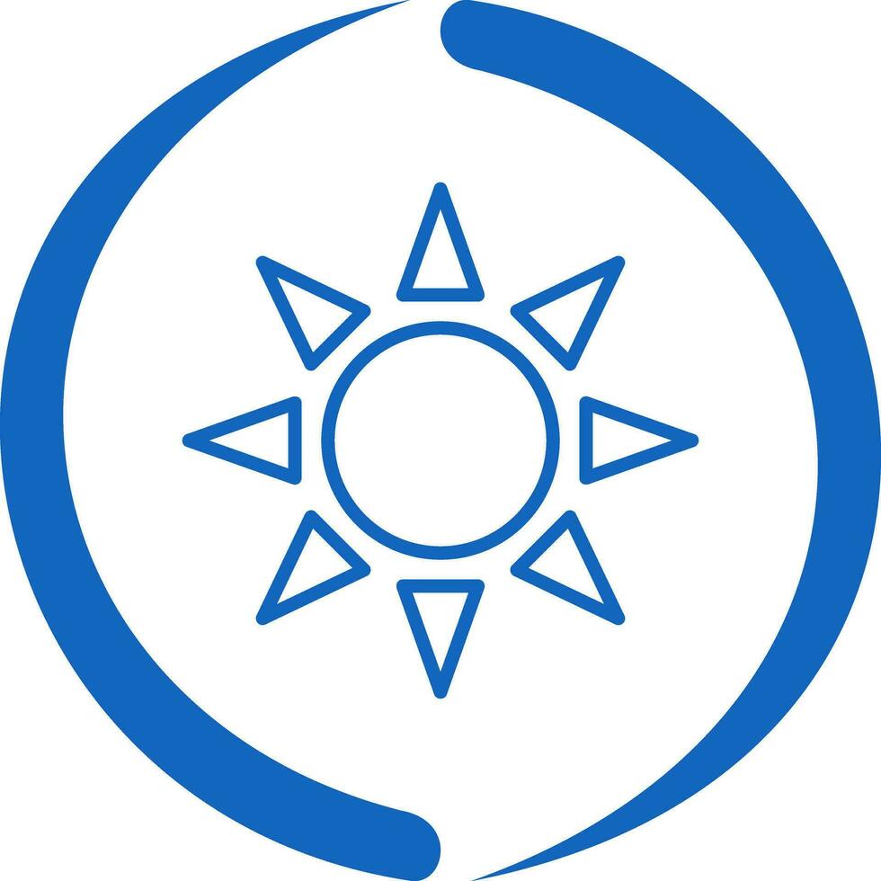 UV Radiation Vector Icon
