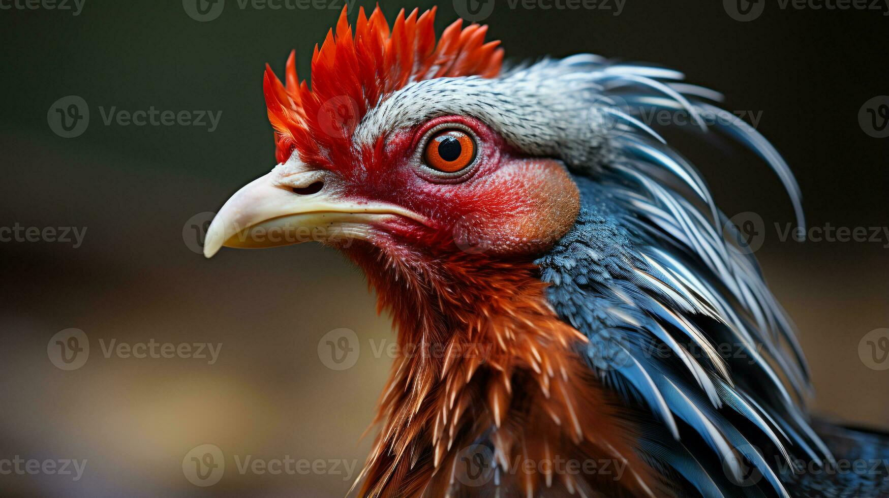 Close-up photo of a Pheasant looking any direction. Generative AI