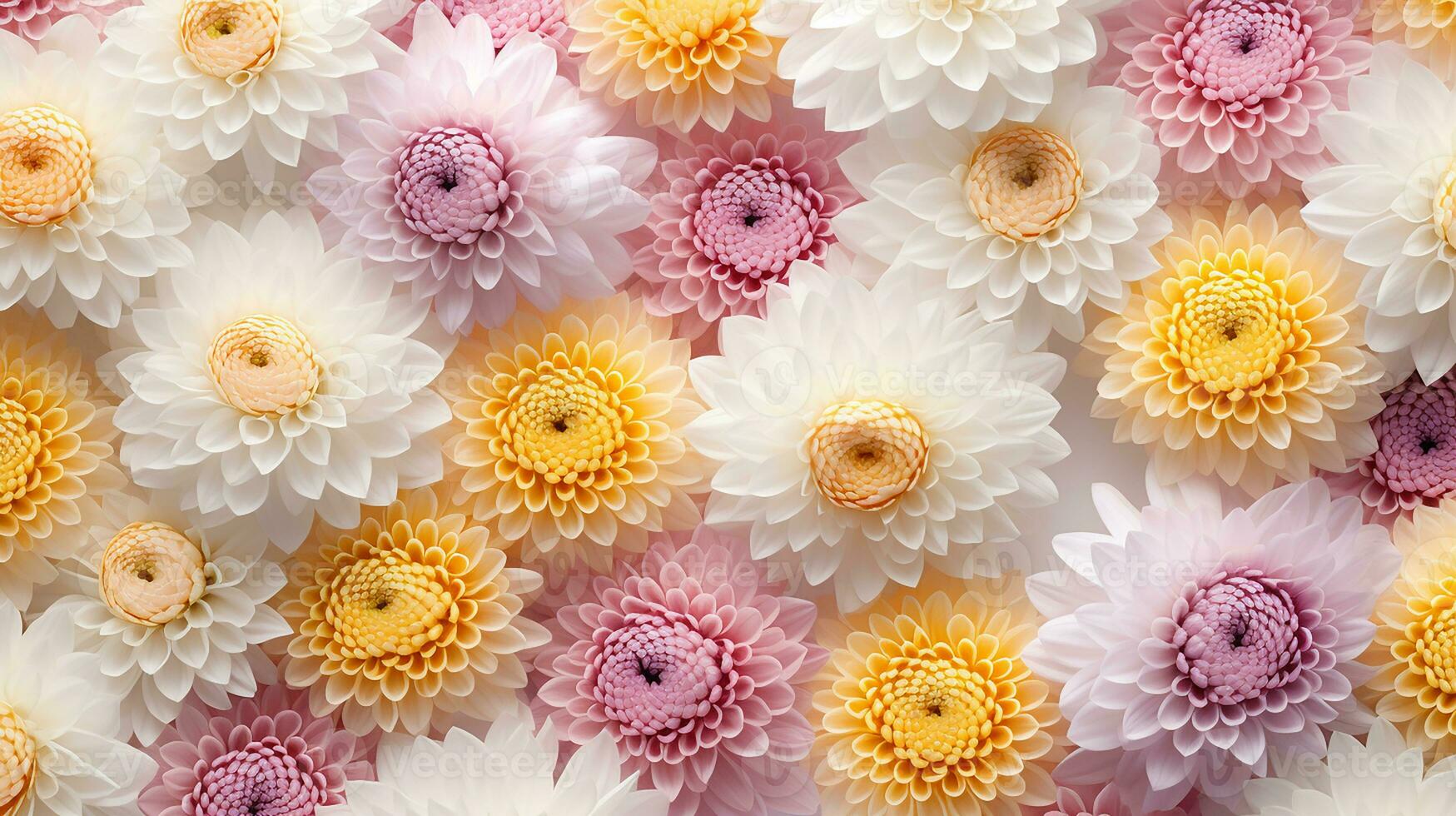 Everlasting flower patterned background. Flower texture background. Generative AI photo